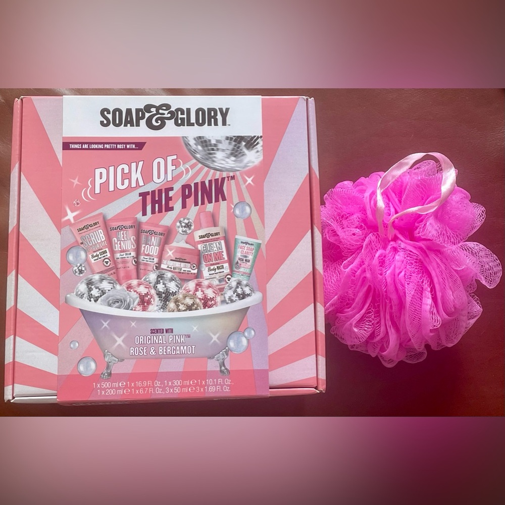 BNIB!Soap & Glory Pick of the Pink Gift Set Original Pink,Rose & Bergamot 😻💖🫧🎁🛍️